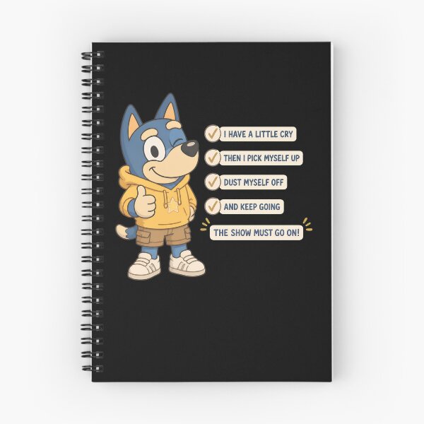 Item preview, Bingo Bluey Show Must Go On Motivational Dog designed and sold by visionnen.