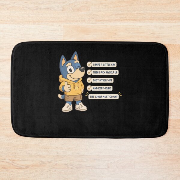 Item preview, Bingo Bluey Show Must Go On Motivational Dog designed and sold by visionnen.