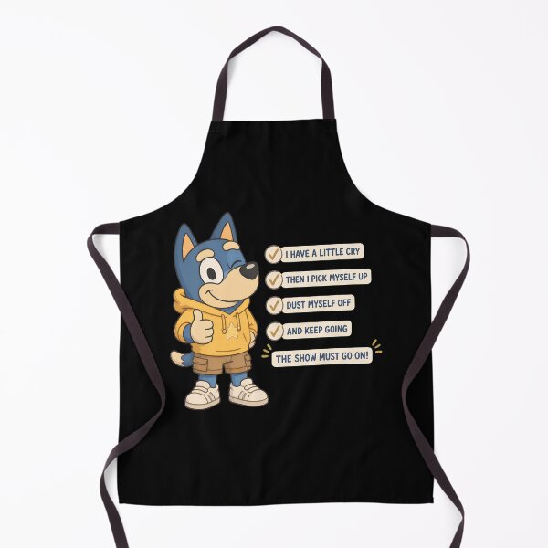 Item preview, Bingo Bluey Show Must Go On Motivational Dog designed and sold by visionnen.