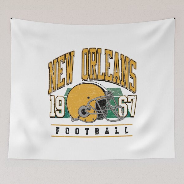 Item preview, New Orleans Retro Football Vintage Style Tee designed and sold by TanayLetts99.