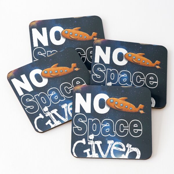 Item preview, No Space Given - Space Sci-Fi Rocket Exploration Art designed and sold by REDCLASH2002.