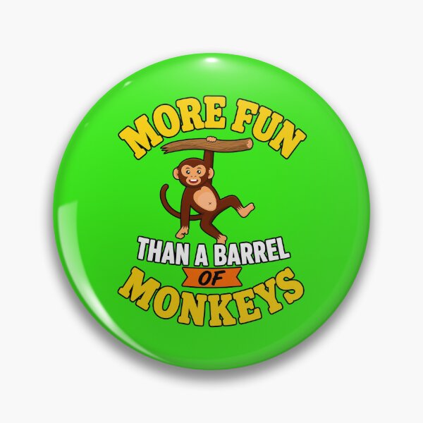 Item preview, More Fun Than Barrel of Monkeys designed and sold by DarbyIlStudio.