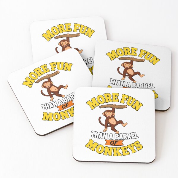 Item preview, More Fun Than Barrel of Monkeys designed and sold by DarbyIlStudio.