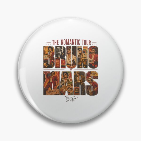 Item preview, bruno mars tour 2026, romantic tour concert, bruno mars fan designed and sold by PatrickTBrooks8.