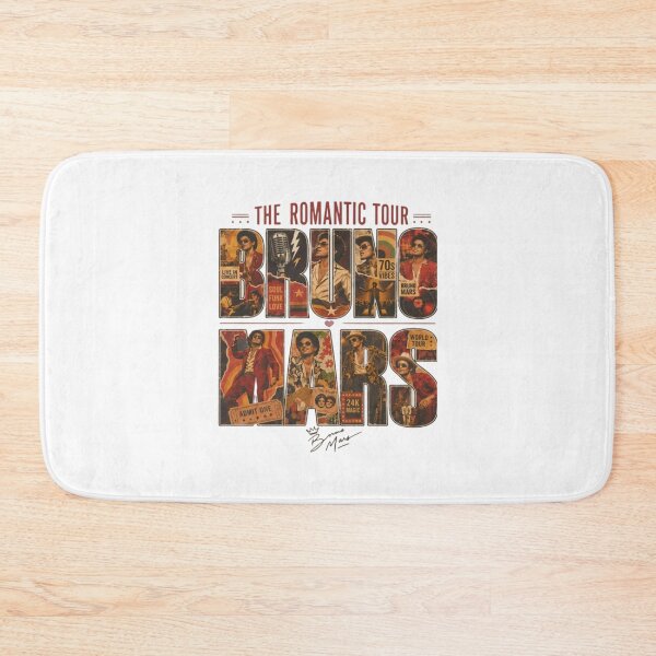 Item preview, bruno mars tour 2026, romantic tour concert, bruno mars fan designed and sold by PatrickTBrooks8.