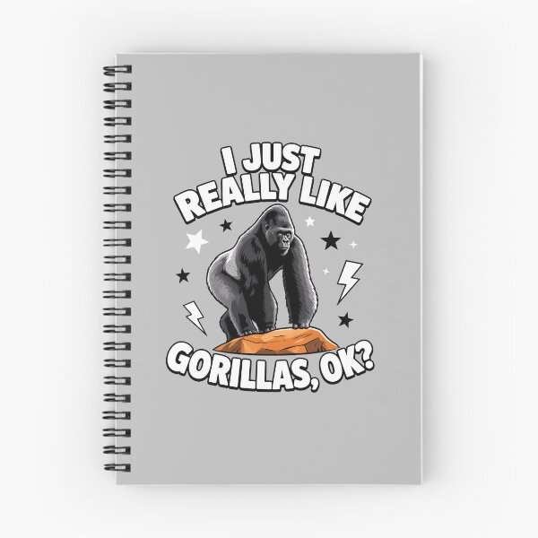 Item preview, I Just Really Like Gorillas designed and sold by DarbyIlStudio.