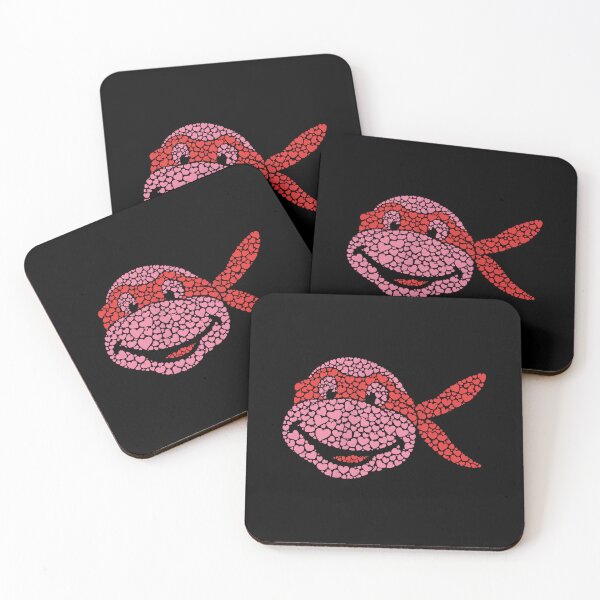 Item preview, Mutant Ninja Reptiles Red Ninja Hearts Valentine S Day designed and sold by yakima-deona.