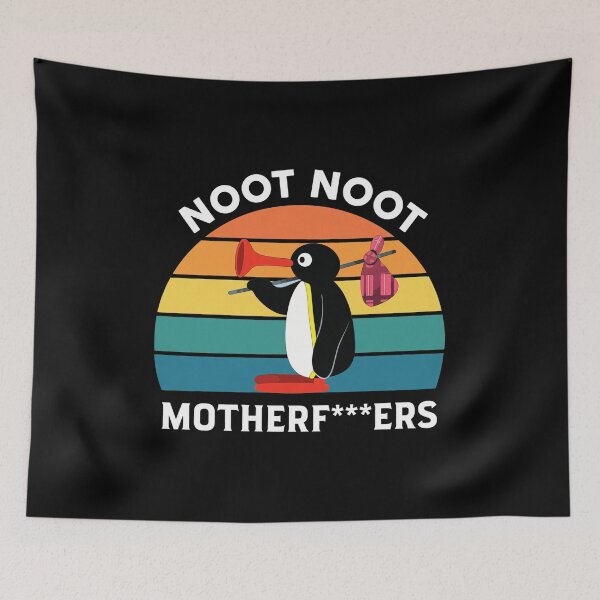 Item preview, Noot Noot Bird  Sunset Swearing Bird designed and sold by EmilianoBogan.