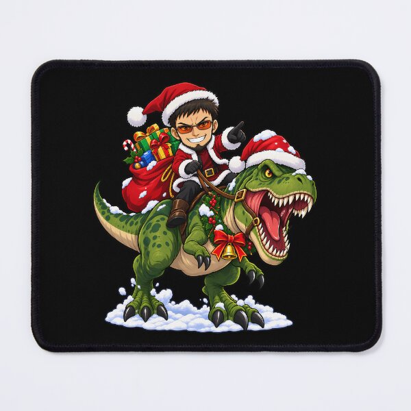 Item preview, Gendo Ikari Neon Genesis Evangelion Christmas T Rex Ride designed and sold by SolenneAzur.