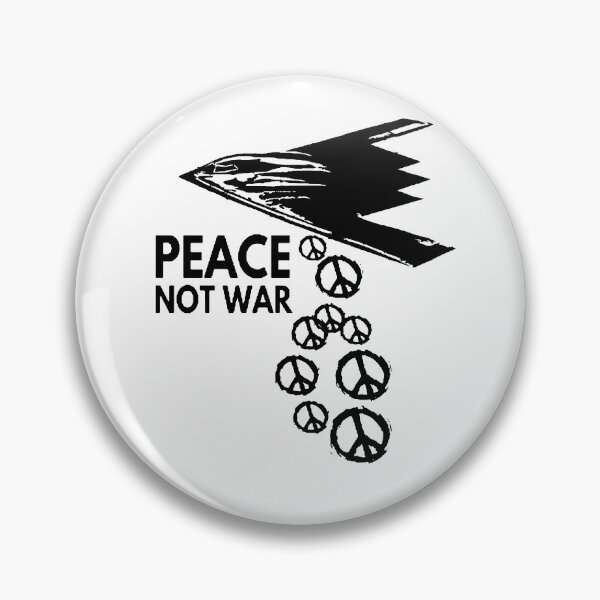 Item preview, Copy of Peace not War; B2 Spirit throwing Peace signs; designed and sold by StickerApe.