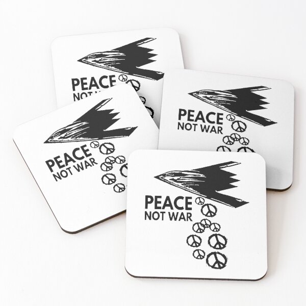 Item preview, Copy of Peace not War; B2 Spirit throwing Peace signs; designed and sold by StickerApe.