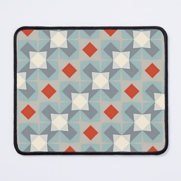 Item preview, Geometric pattern features repeating diamond and square shapes designed and sold by PenguinWinter.