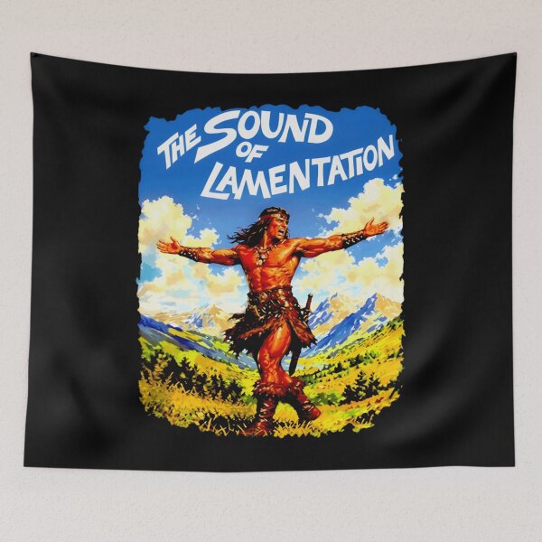 Item preview, conan the barbarian - the sound of music - the sound of lamentation meme designed and sold by PatrickTBrooks8.