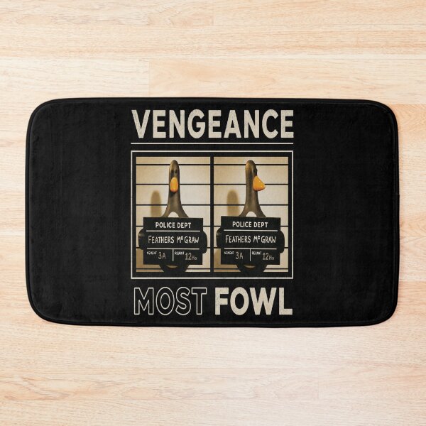 Item preview, Vengeance Most Fowl Duck Police Mugshot Humor designed and sold by CharlesGrooms.