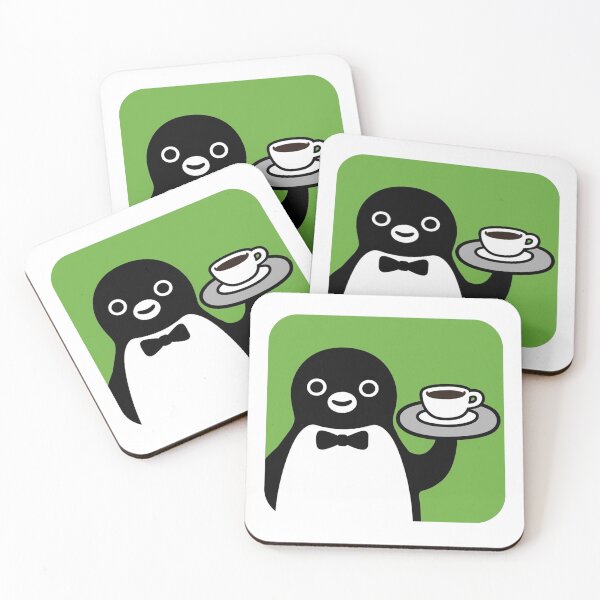 Item preview, Suica Coffee Time! - Japanese Train Penguin Mascot Mobile Pass  designed and sold by TheStickLab.