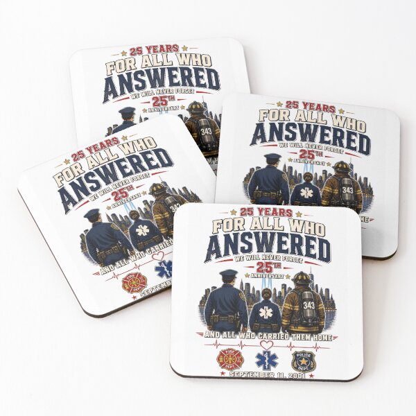 Item preview, For All Who Answered 25th Anniversary September 11 Memorial designed and sold by AmberWild.