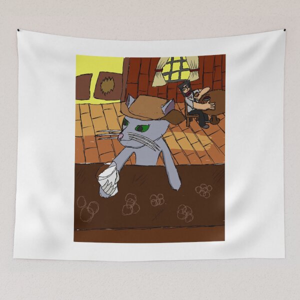 Item preview, cowboy cat designed and sold by PatrickTBrooks8.