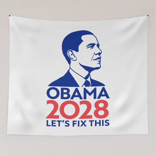 Item preview, Obama 2028 Let's Fix This Political Graphic Design designed and sold by artworkathome.