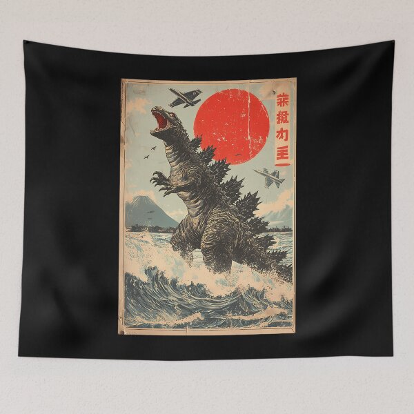 Item preview, Gojira Wrath Of The Mountain Kaiju Destruction Game Godzilla 6 designed and sold by ToruyOlson.