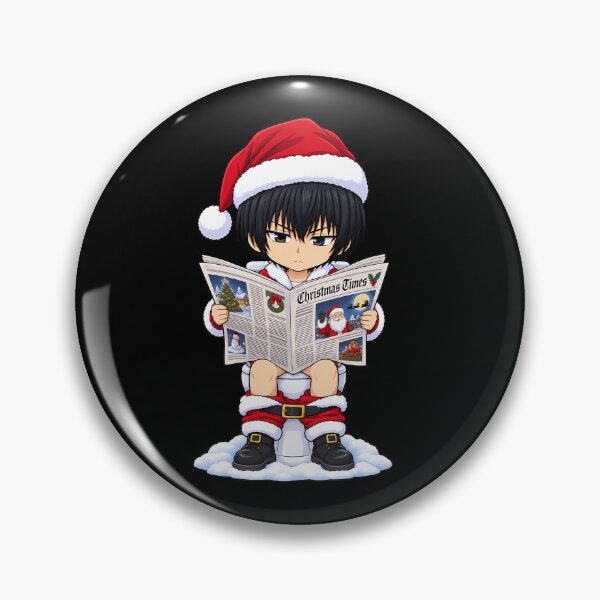Item preview, Iori Kitahara Grand Blue Christmas Toilet Newspaper Humor designed and sold by SolenneAzur.