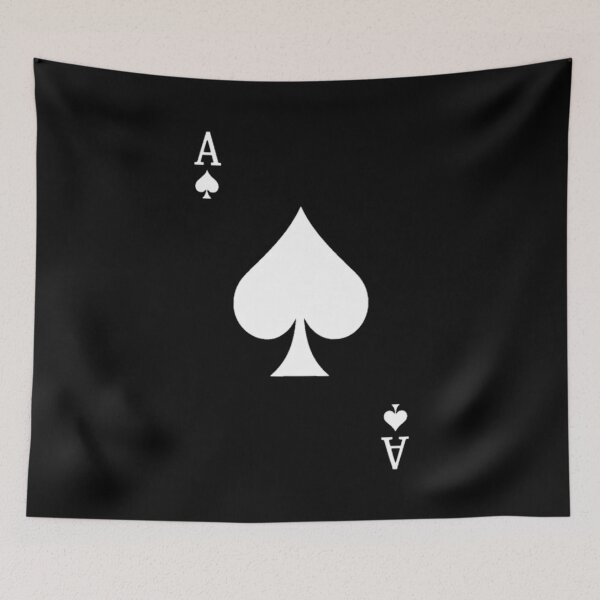 Item preview, Ace Of Spades White On Black designed and sold by StencilMenace.