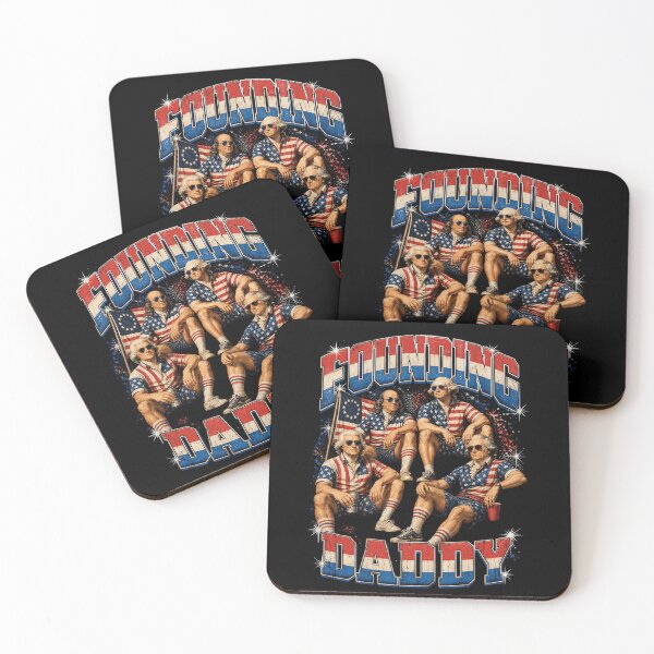 Item preview, Founding Daddy Funny American History Meme Retro 4th Of July Design designed and sold by Fatherday.