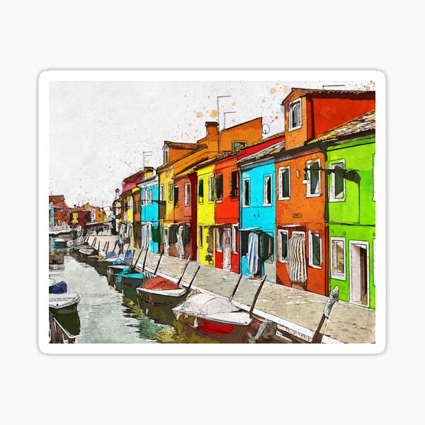 Item preview, Burano, Italy designed and sold by AM FineArtPrints.