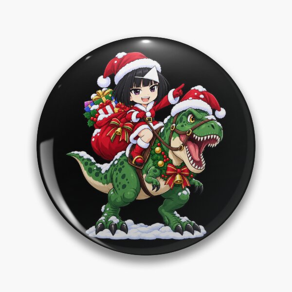 Item preview, Nora Noragami Christmas T Rex Riding Chibi designed and sold by SolenneAzur.