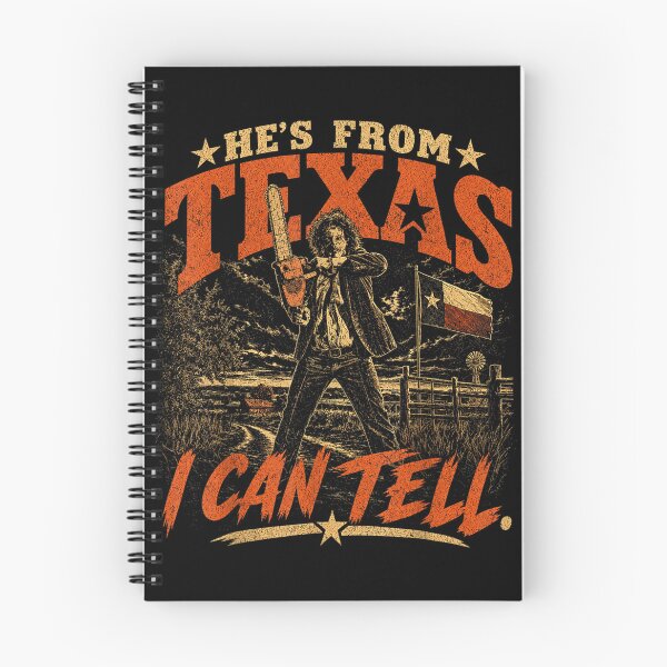 Item preview, He's from Texas I Can Tell Chainsaw Horror Halloween designed and sold by PmindHalow.