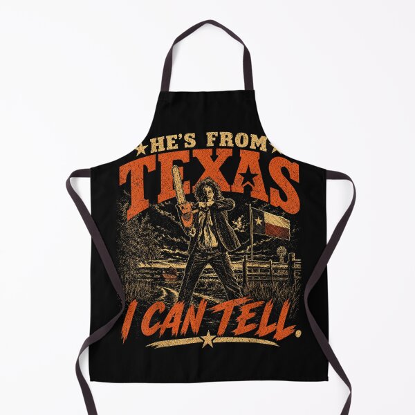 Item preview, He's from Texas I Can Tell Chainsaw Horror Halloween designed and sold by PmindHalow.