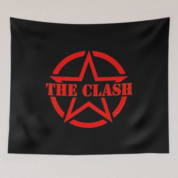 Item preview, The Clash Stencil Starburst Emblem designed and sold by Diedraram.