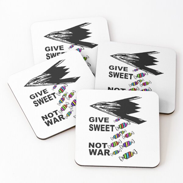 Item preview, Give Sweet Not War; B2 Spirit Bomber; designed and sold by StickerApe.