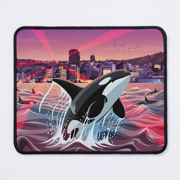 Item preview, Orca in Wellington Harbour designed and sold by Kererū Brewing.