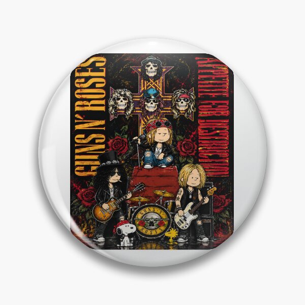 Item preview,  Roses and Skulls guns n' roses appetite for destruction designed and sold by ArtfulCratures.