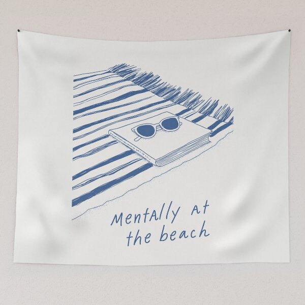 Item preview, Mentally at the Beach Bookish designed and sold by Joseust.