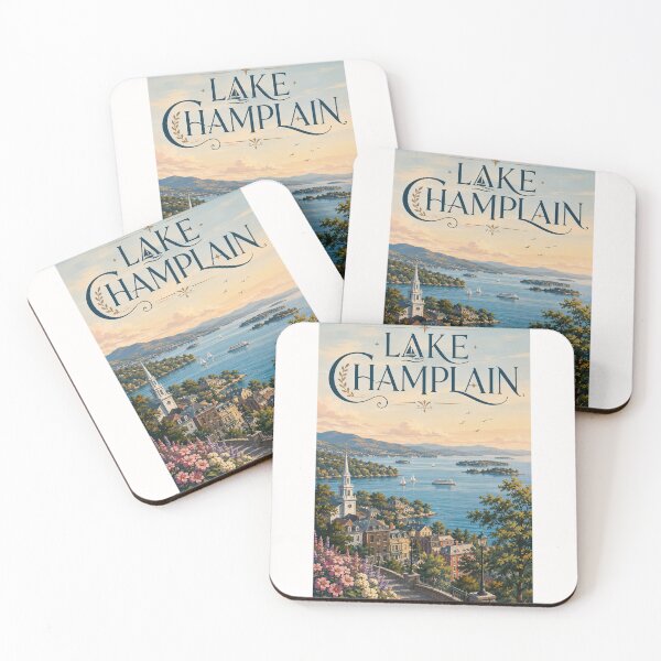 Item preview, Lake Champlain Waterfront and Historic New England Town designed and sold by Places On Earth.