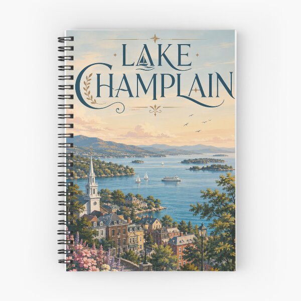 Item preview, Lake Champlain Waterfront and Historic New England Town designed and sold by Places On Earth.