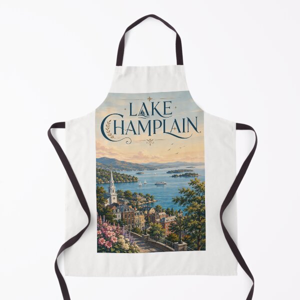 Item preview, Lake Champlain Waterfront and Historic New England Town designed and sold by Places On Earth.