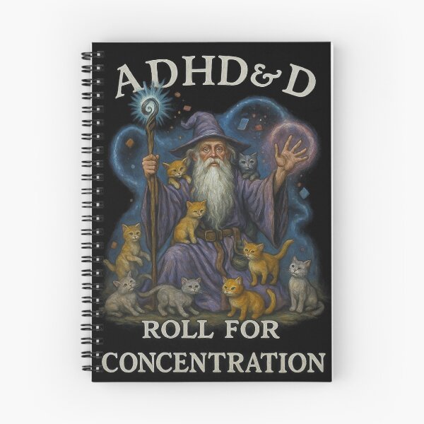 Item preview, ADHD&D Roll For Concentration designed and sold by abby-thorns.