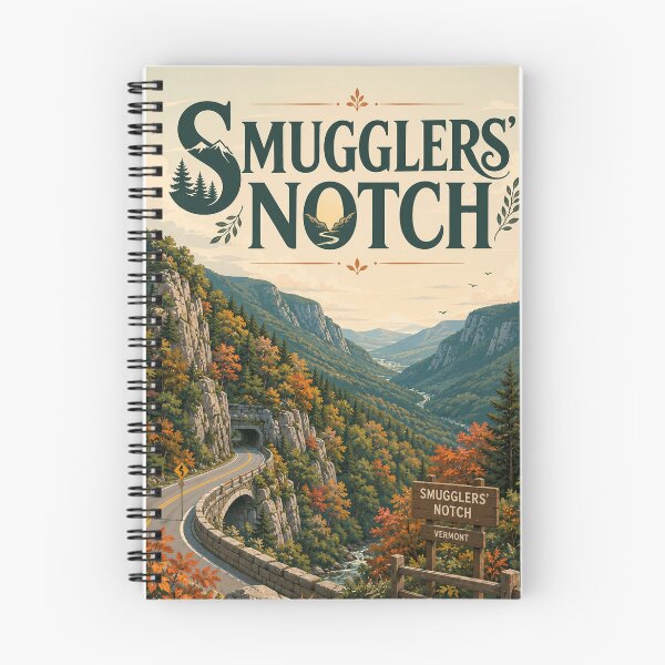 Item preview, Smugglers Notch Vermont Mountain Pass in Autumn designed and sold by Places On Earth.