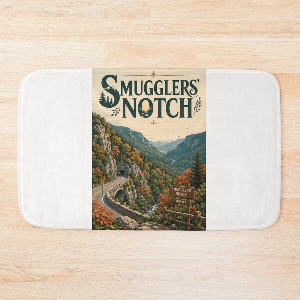 Item preview, Smugglers Notch Vermont Mountain Pass in Autumn designed and sold by Places On Earth.