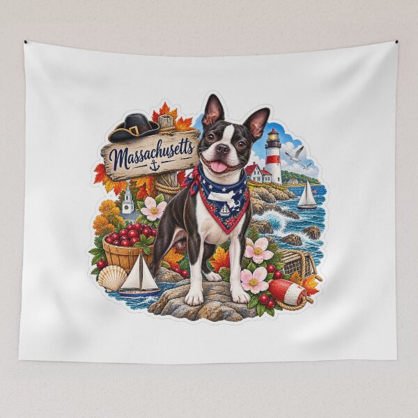 Item preview,  Massachusetts Dog designed and sold by Whimspired By Paxx.