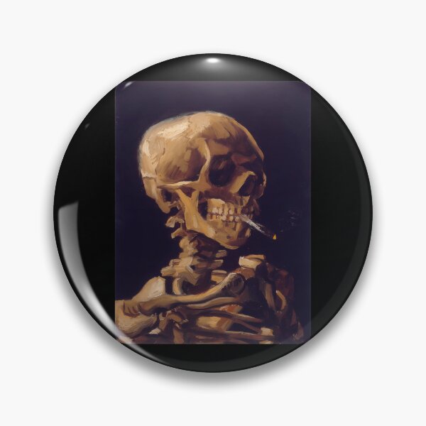 Item preview, Vincent Van Gogh'S 'Skull With A Burning Cigarette' designed and sold by guidoscmyeh.