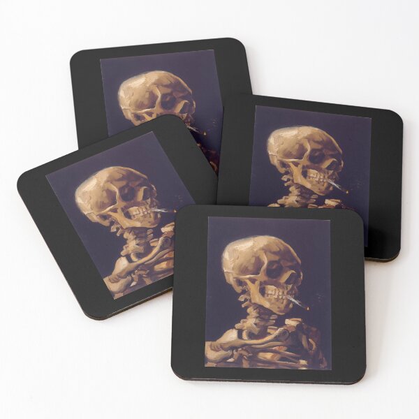 Item preview, Vincent Van Gogh'S 'Skull With A Burning Cigarette' designed and sold by guidoscmyeh.