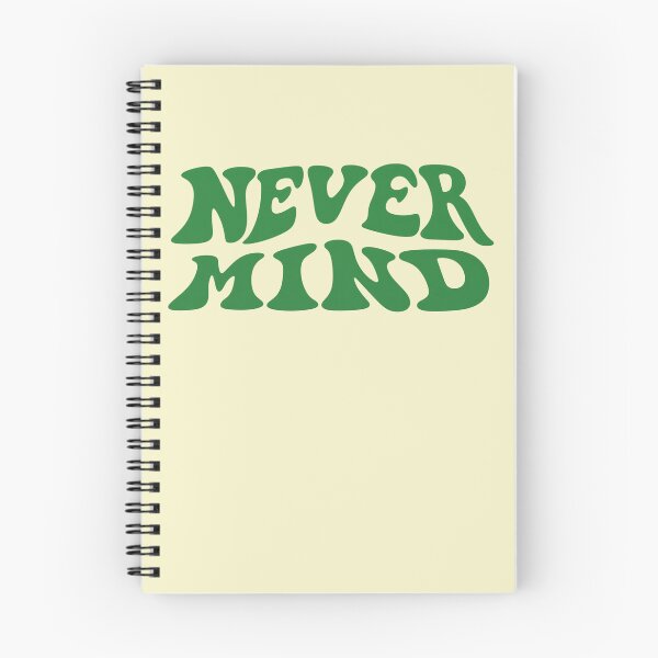 Item preview, Retro Never mind Green Groovy Typography designed and sold by Vicky021.