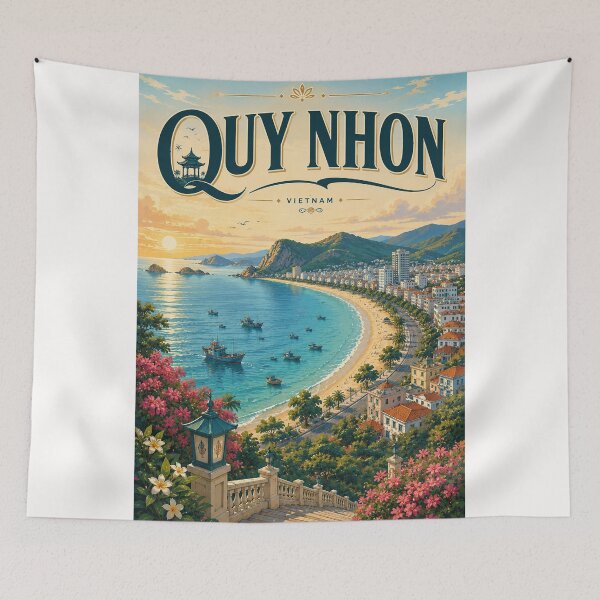 Item preview, Quy Nhon Vietnam Coastline and South China Sea designed and sold by Places On Earth.