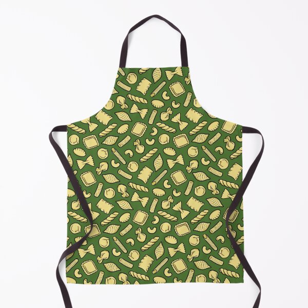 Item preview, Copy of Hand drawn pasta shapes on green background designed and sold by HappyHannahArt.