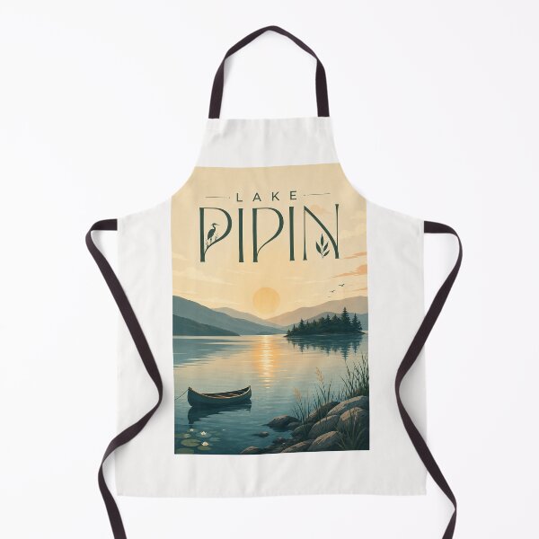 Item preview, Lake Pipin Wisconsin Mississippi River Sunset designed and sold by Places On Earth.