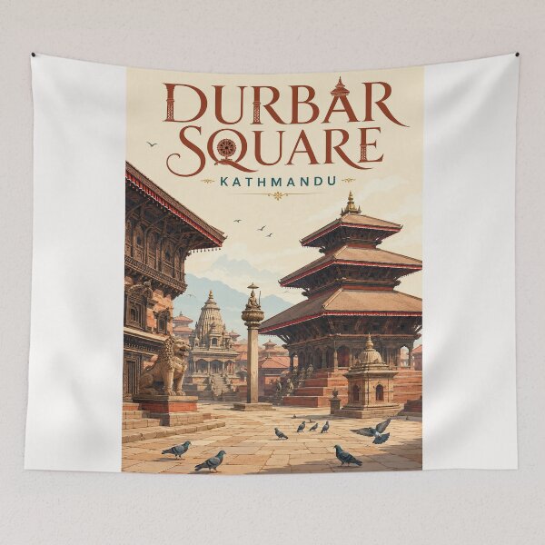 Item preview, Durbar Square Kathmandu Nepal Temples and Newar Architecture designed and sold by Places On Earth.