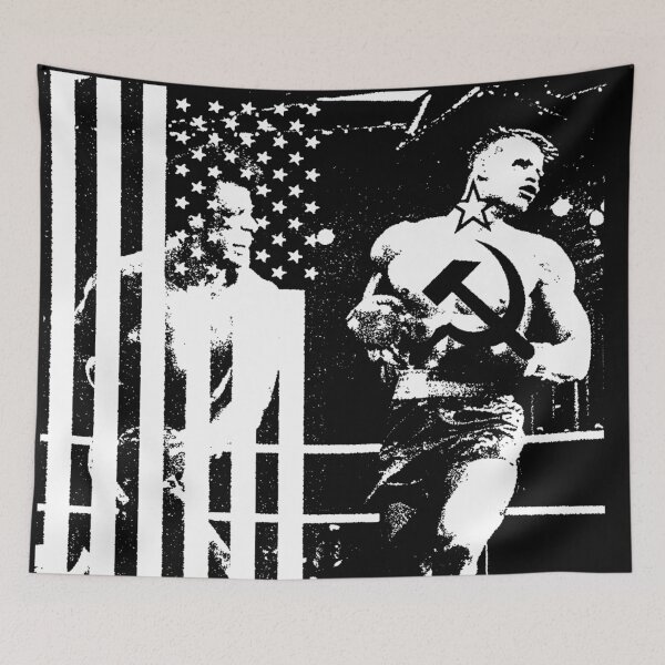 Item preview, Rocky 4 Big Fight Flag Shirt designed and sold by M-organ.